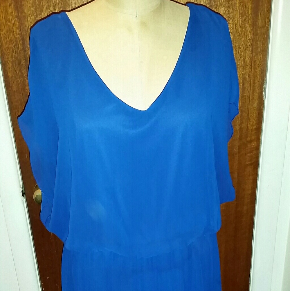 Blue cocktail dress